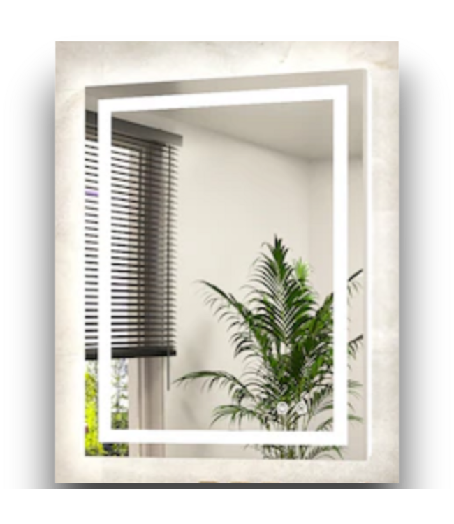 52796 Backlit LED Bathroom Vanity Wall Mirror With Anti-Fog