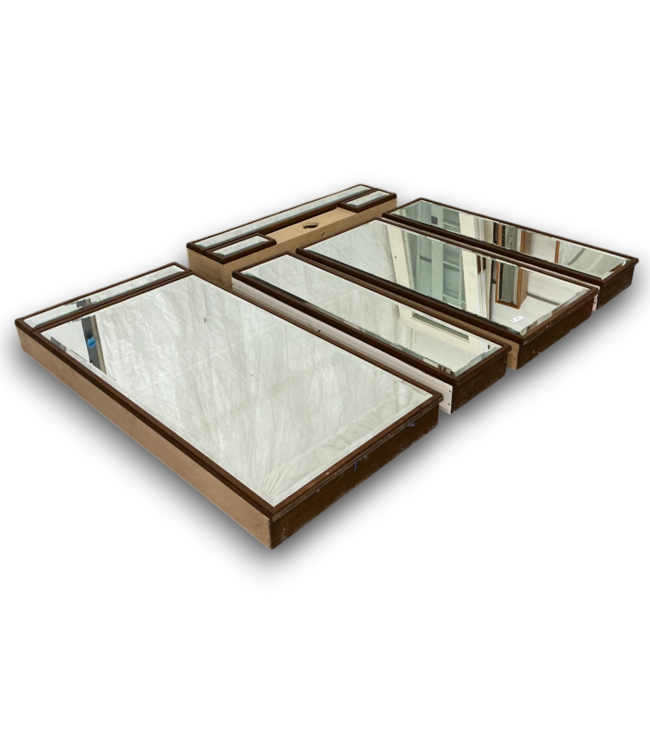 52793 5-Piece Wooden Framed Accent Mirror Set