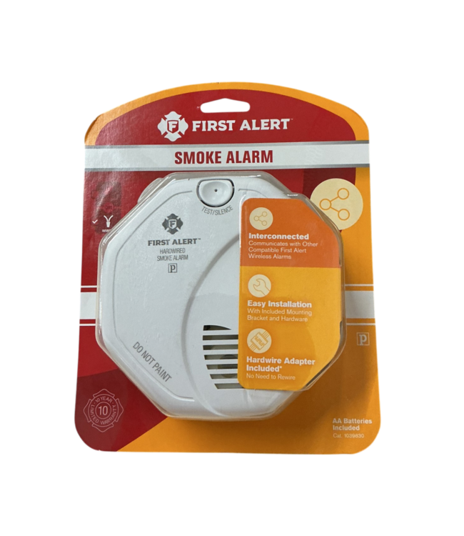 52804 White Hardwired Smoke Alarm