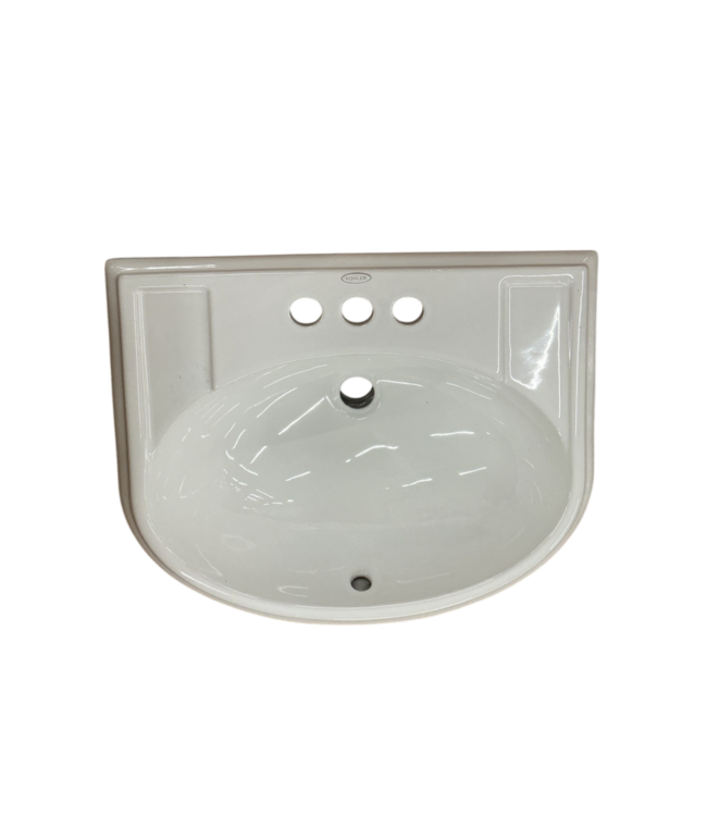 52805 White Drop-In Bathroom Sink 20"