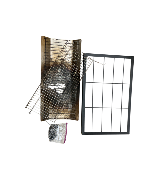 52810 Large Black Barrel Charcoal Grill