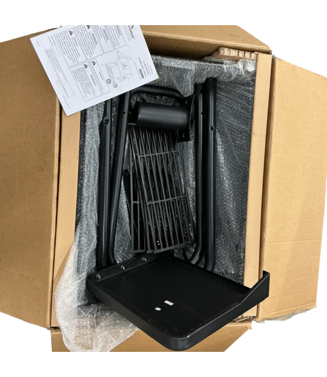 52810 Large Black Barrel Charcoal Grill