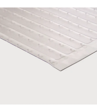52812 Clear Vinyl Deep Pile Carpet Protector 27"W x 75'L