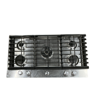 52815 Stainless Steel Gas Cooktop 36"W