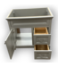 52814 Pearl Gray Bathroom Vanity Base 36"W
