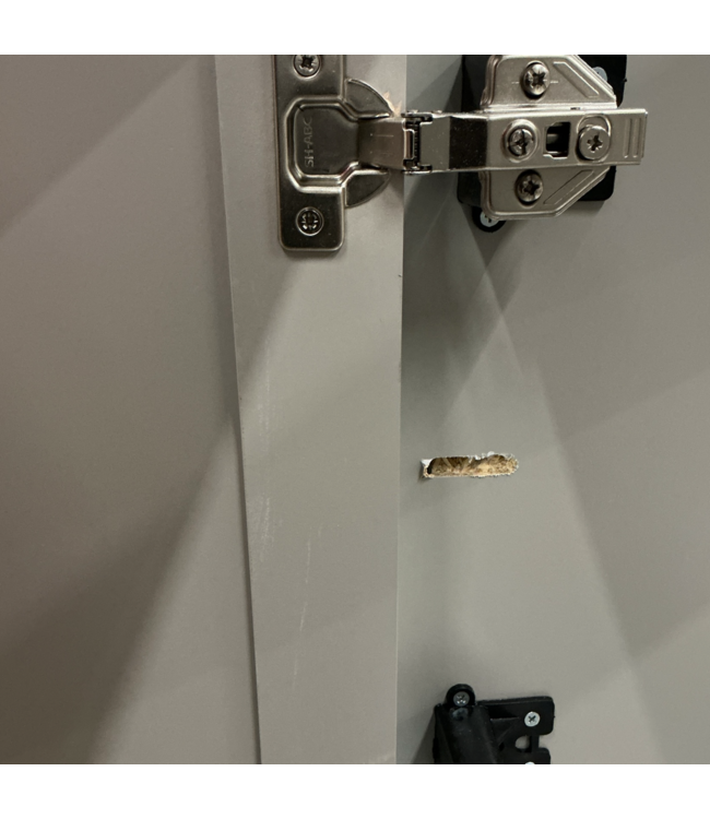 52814 Pearl Gray Bathroom Vanity Base 36"W