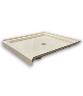 52820 SlimLine Biscuit White Shower Base 36" x 36"