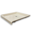 52820 SlimLine Biscuit White Shower Base 36" x 36"