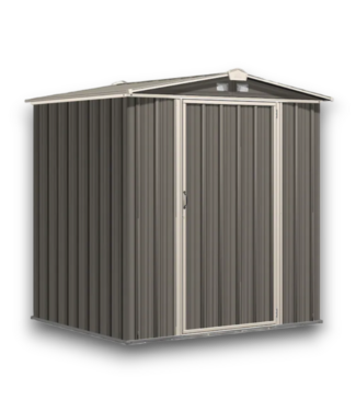 52821 Galvanized Steel Metal Storage Shed 6x5 Ft.