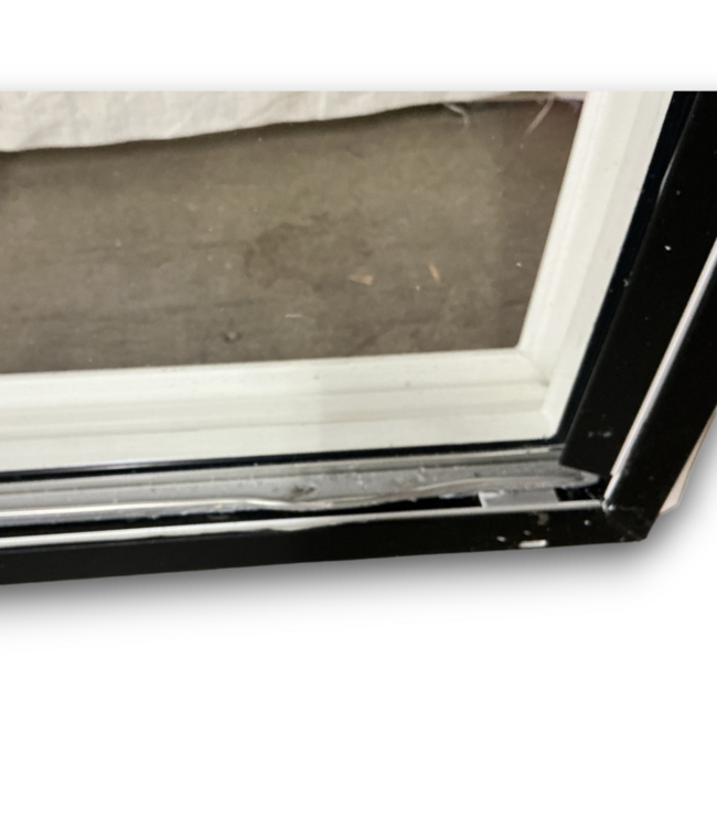 52819 Black & White Vinyl Horizontal Slider Window 47.5" x 47.5"