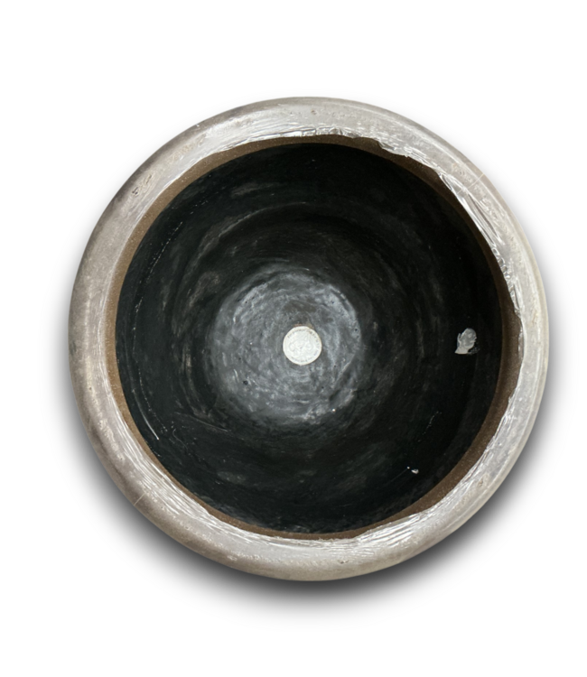 52829 Dark Chocolate Brown Stone Urn Indoor/Outdoor Planter