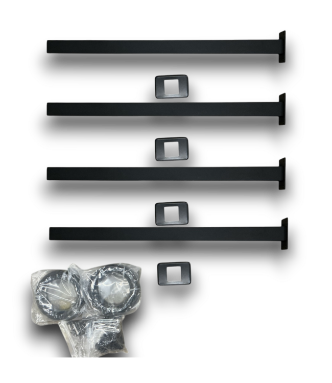 52831 Surface Mount Horizontal Cable Railing System 36" x 6'