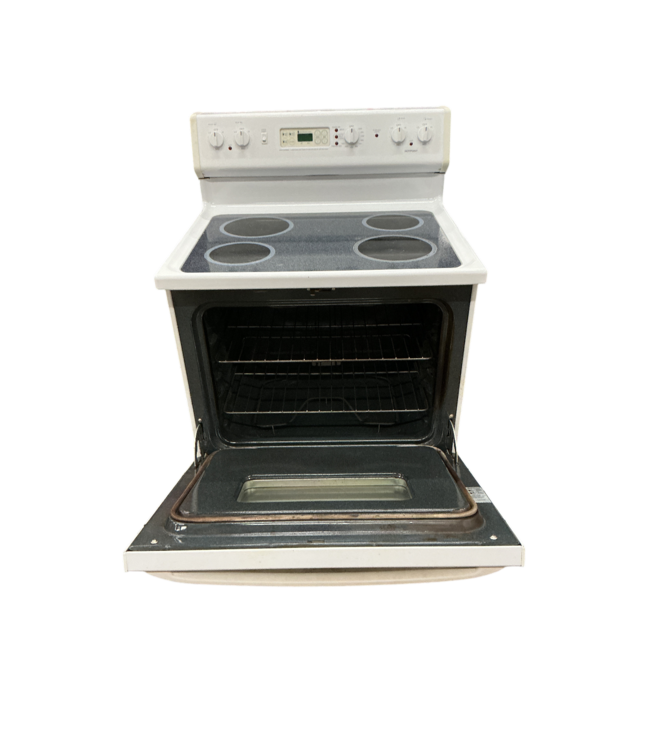 52824 White Electric 4-Burner Range