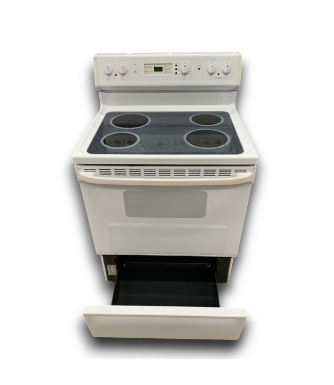 52824 White Electric 4-Burner Range