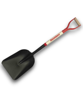 52845 Steel Scoop with Wood Handle and Steel D-grip