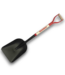 52845 Steel Scoop with Wood Handle and Steel D-grip