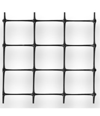 52848 Black Plastic Extruded Mesh Rolled Fencing for Garden