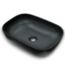 52850 Modern Rectangular Matte BLK Bathroom Sink