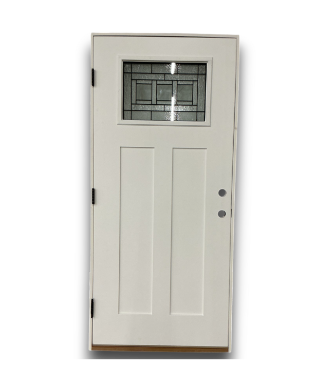 52851 Prehung White Fiberglass Exterior Door 36" x 80"