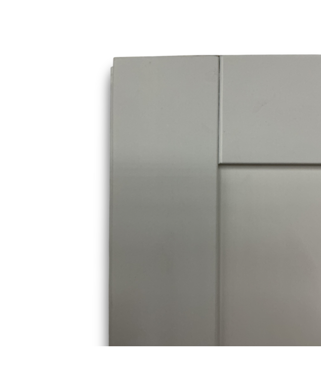 52853 White Shaker Style Slab Door (Set of 2) 25" x 79"