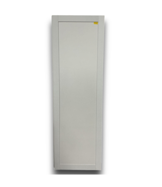 52853 White Shaker Style Slab Door (Set of 2) 25" x 79"