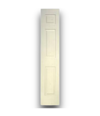 52857 White 6-Panel Bifold Door 32" x 80"