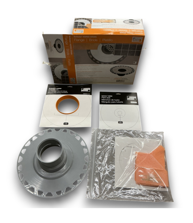 52863 Kerdi-Drain 3" Gray Round Flange