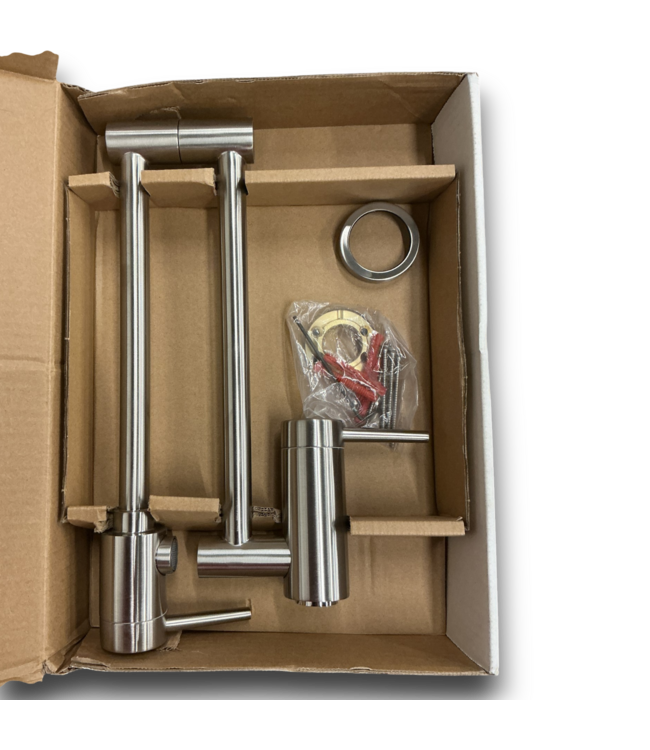 52867 Stainless Steel Single Handle Wall Mount Pot Filler