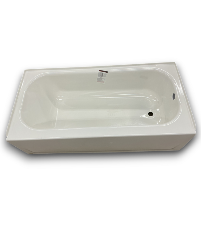 52872 Pro Steel XD White Porcelain Soaking Bathtub 30" x 60"