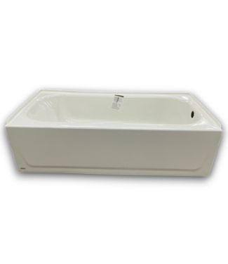 52872 Pro Steel XD White Porcelain Soaking Bathtub 30" x 60"
