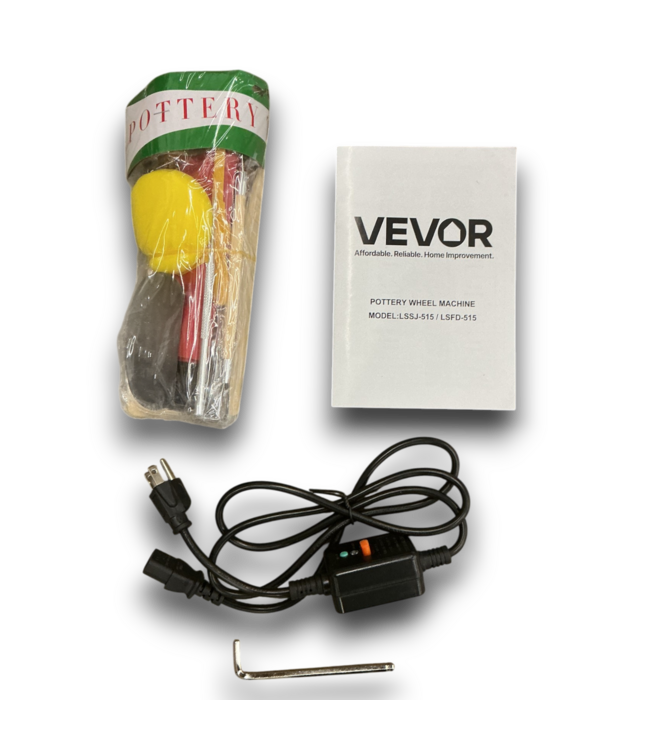 52865 White Aluminum Pottery Wheel 14"