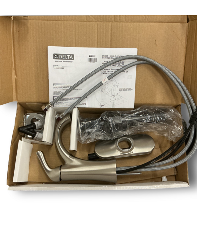 52879 Arvo Brushed Nickel Single Hole Bathroom Faucet