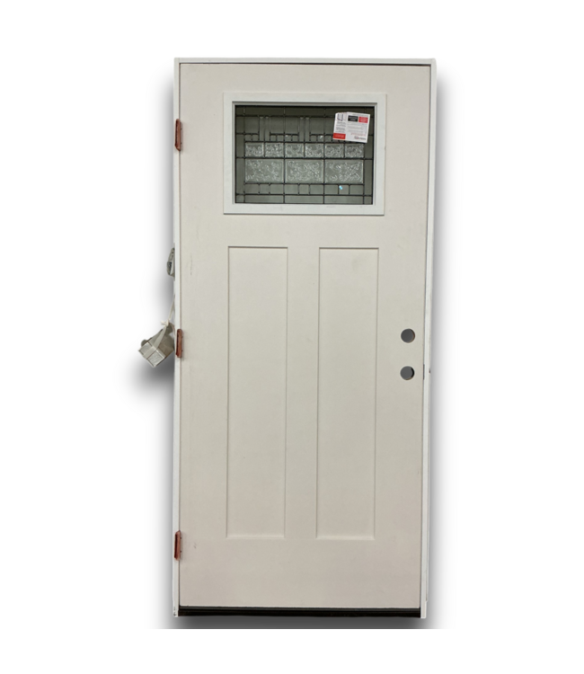 52893 1/4 Lite 2 Panel Prehung Exterior Door 36" x 80"