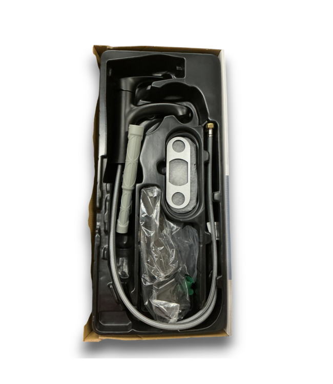 52905 Black Single Hole 1-Handle Bathroom Faucet