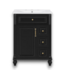 52910 Black Freestanding Bathroom Vanity With Top 24"W