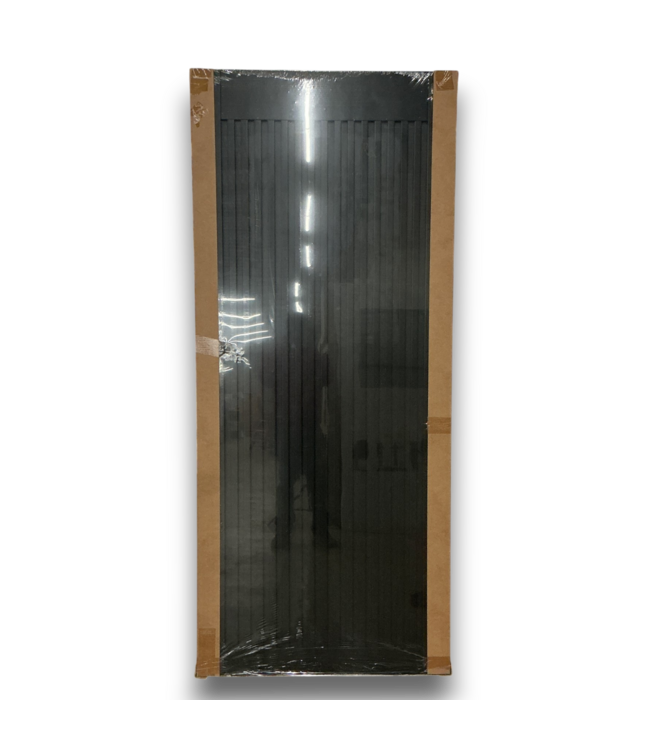 52914 Blacked Primed MDF Solid Core Single Barn Door (No hardware)