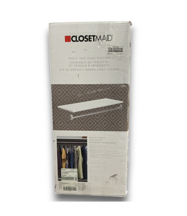 52917 White Closet Shelving Unit 36" x 5"