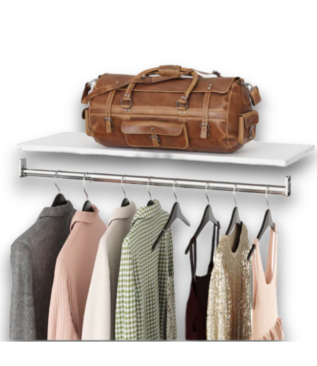 52917 White Closet Shelving Unit 36" x 5"