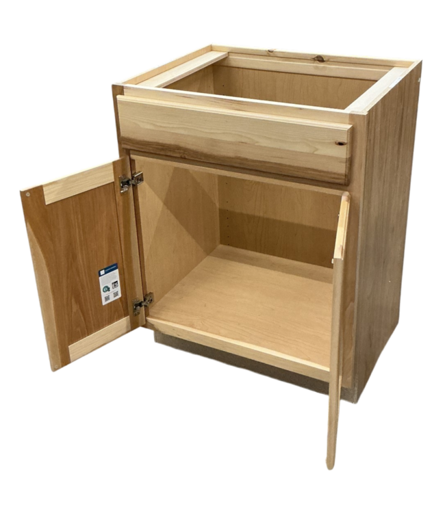 52933 Natural Hickory Sink Base 27"W