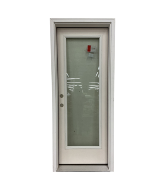 52936 Full Lite Right Hand Prehung Exterior Door 30 x 80