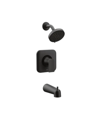 52948 Matte Black Tub/Shower Trim With Showerhead