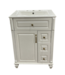 52949 White Bathroom Vanity 24"W