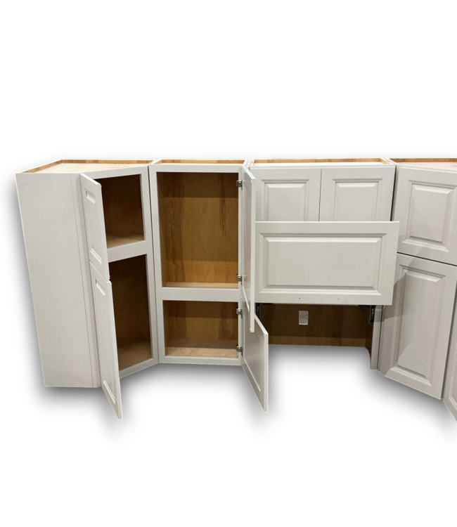 52953 Brenton Maple Cabinet Set of 6pcs