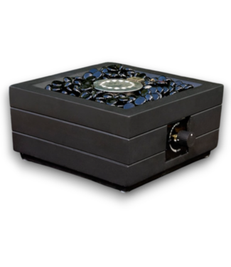 52958 Black Square Portable Fire Pit