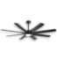 52960 Windmill Black Ceiling Fan with LED Light 72"