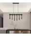 52961 Modern Black Adjustable Hanging Pendant Light