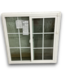 52964 White Vinyl Gridded Slider Window 36" x 36"