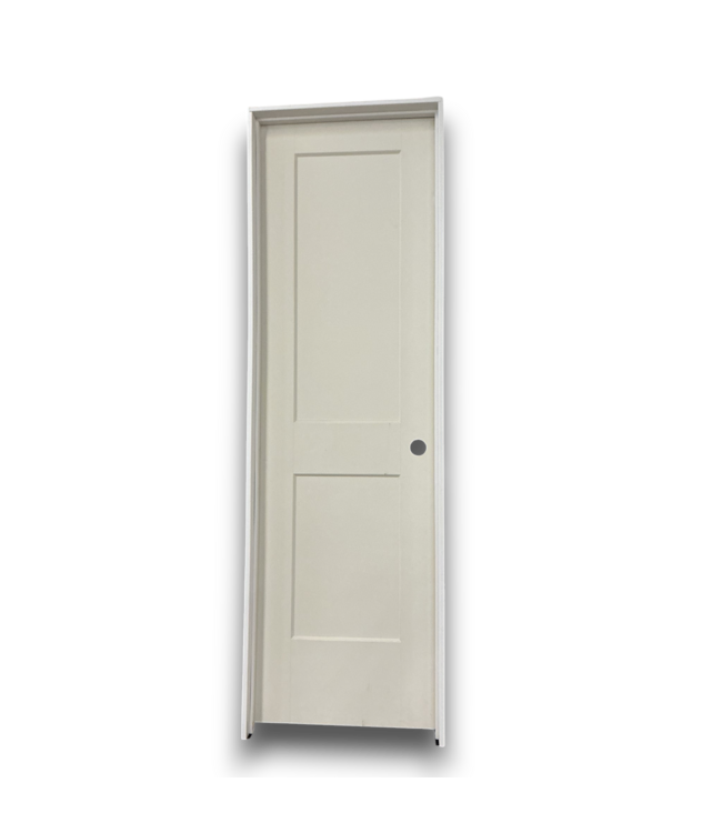 52966 Prehung 2-Panel Hollow Interior Door LH 24" x 80"