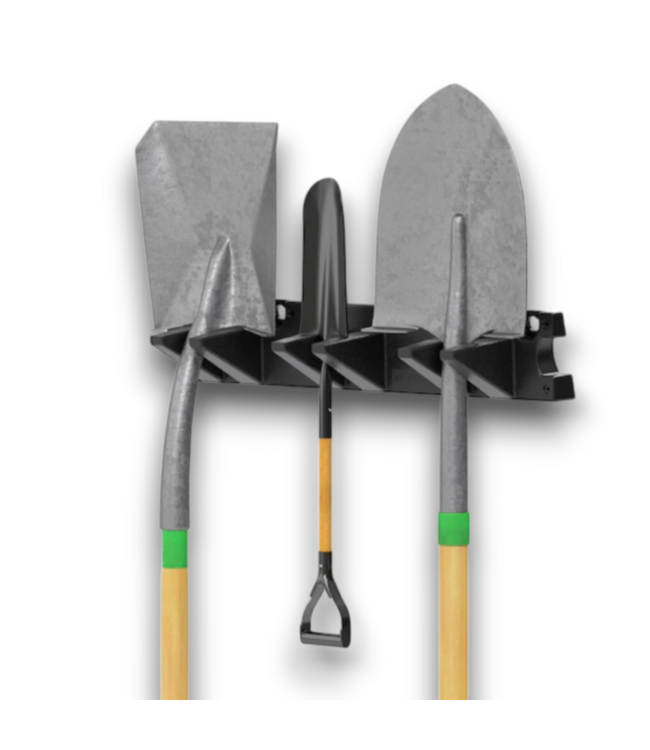 52967 Black Resin Storage Hanger Rack (Set of 2) 25"W