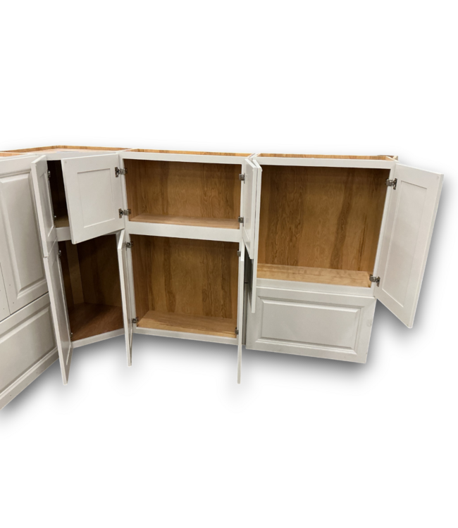 52953 Brenton Maple Cabinet Set of 6pcs